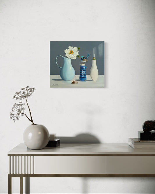Vase and Wren