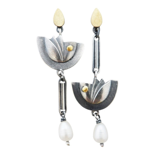 Earrings - Upside Down with Half Cresent - Summer 2029