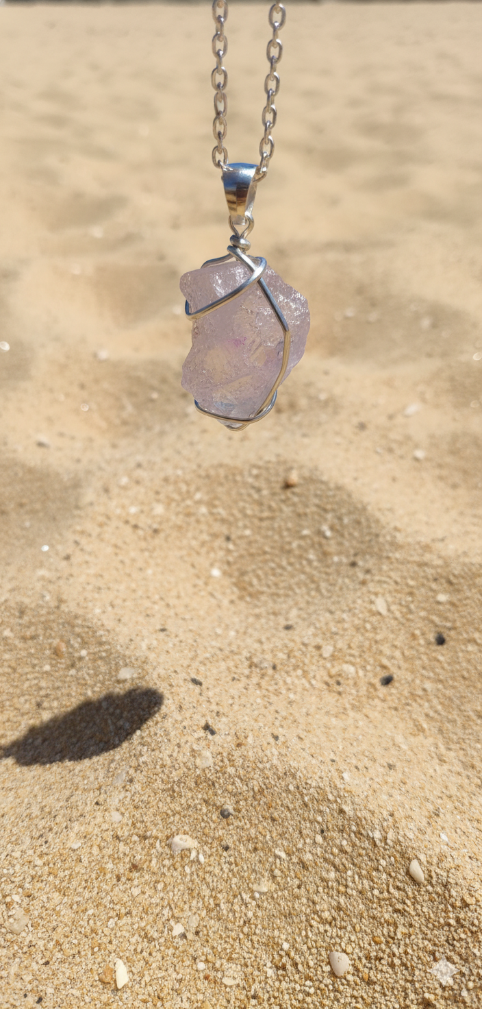 Pendant and Chain - Kunzite