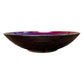 Centrepiece Bowl - Copper Red with Blue Decoration