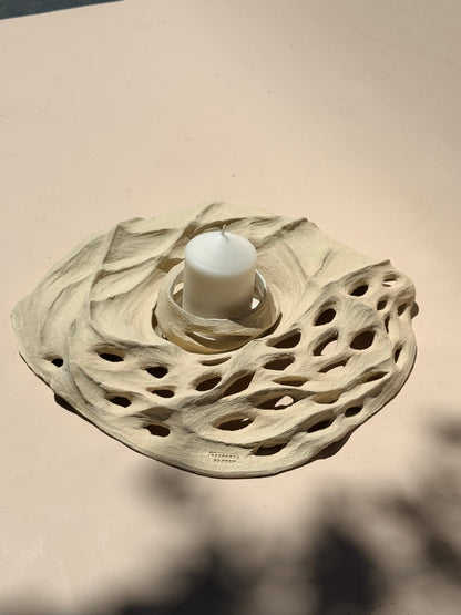 Large Erosion Form Candle / Incense Holder - Contemporary Women 2026