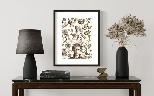 A Man Exploding with Too Many Ideas