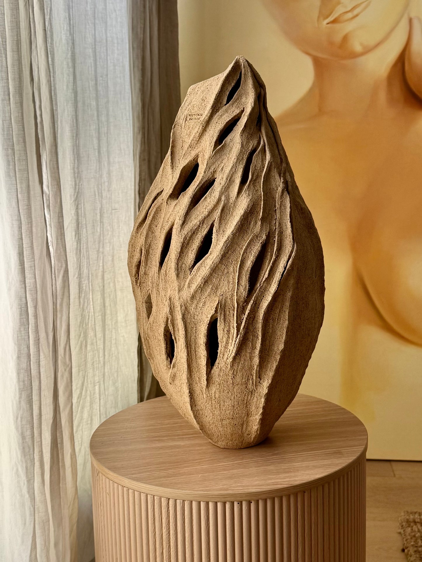 Breath of Stone IV - Light Brown (Large) Sculpture - Contemporary Women 2026