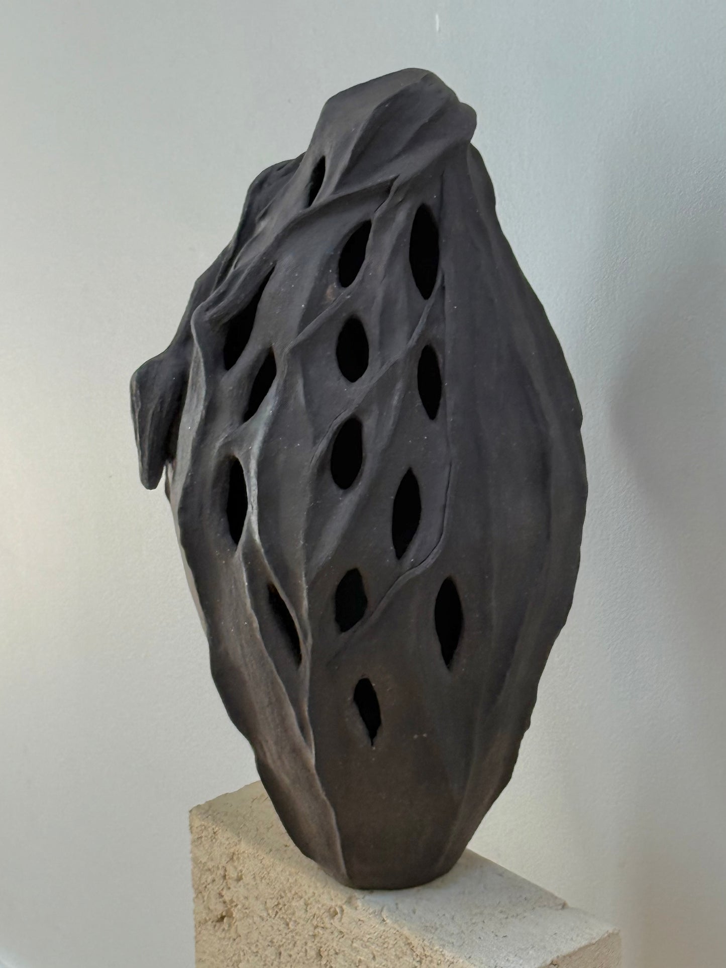 Breath of Stone VI - Black / Truffle (Large) Sculpture - Contemporary Women 2026
