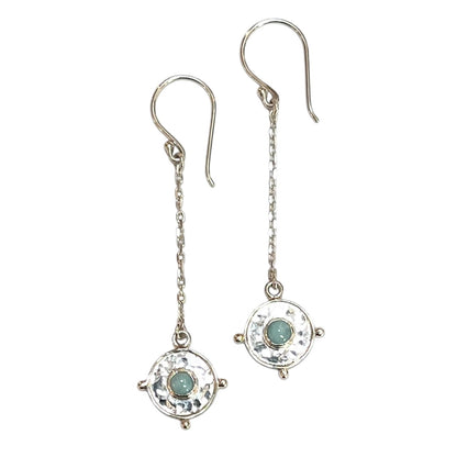 Earrings - Amulet with Larimar