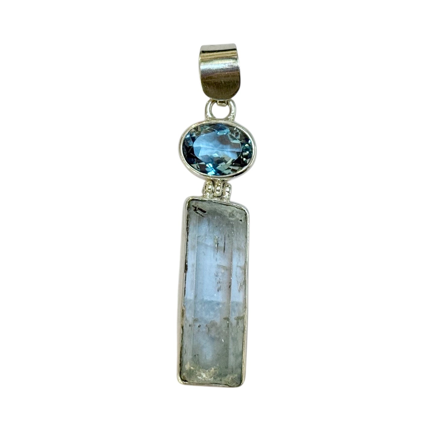 Pendant - Blue Topaz and Aquamarine