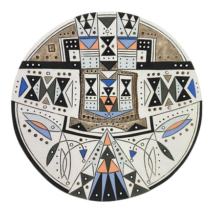 Large Round Platter - Summer 2