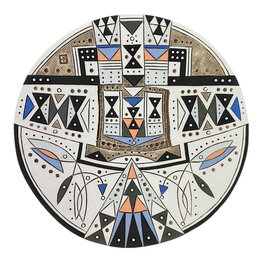 Large Round Platter - Summer 2