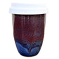 Keep Cups with Silicon Lid - Blue with Copper Red