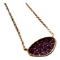 Pendant - Echoes of the Sea, Featuring Rhodolite Garnet