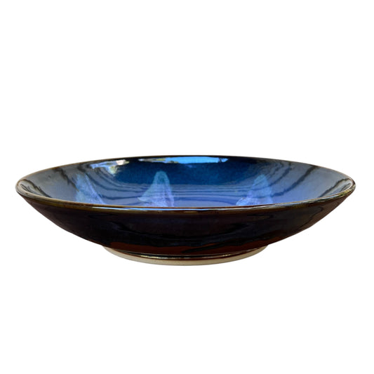 Centrepiece Bowl Blue with Decoration