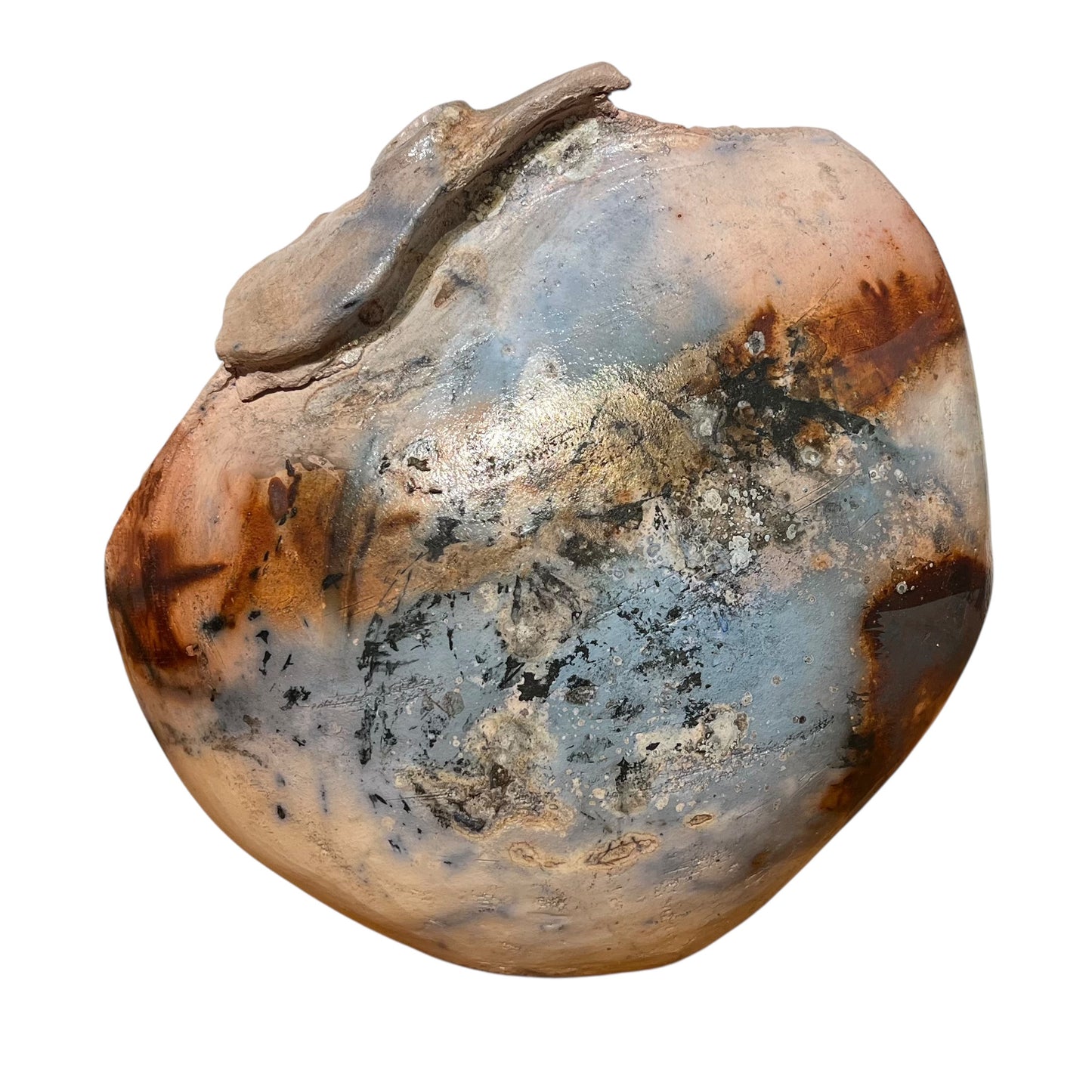 Blue Saggar Pot