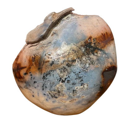 Blue Saggar Pot