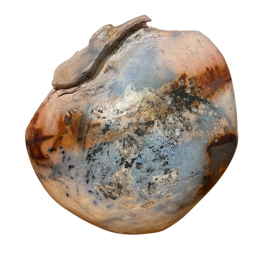 Blue Saggar Pot