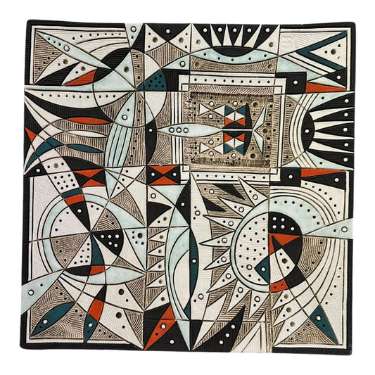 Large Square Platter - Summer 2