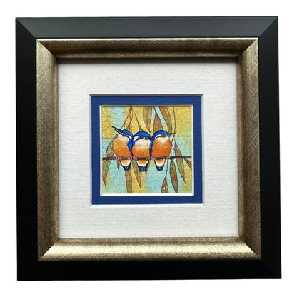 Three Kingfishers - Winter 2025