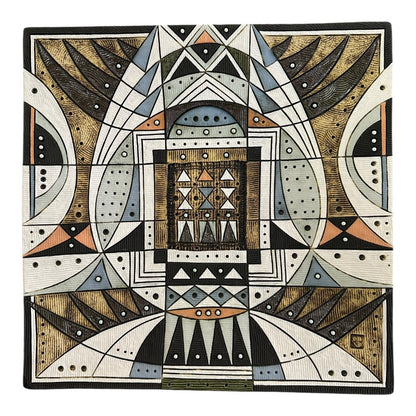 Large Square Platter - Summer