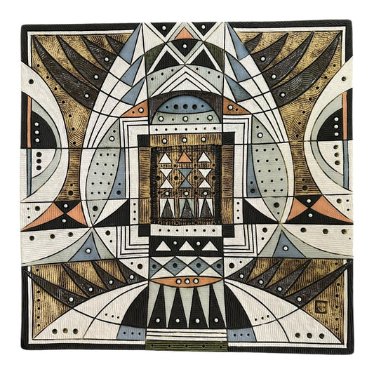 Large Square Platter - Summer