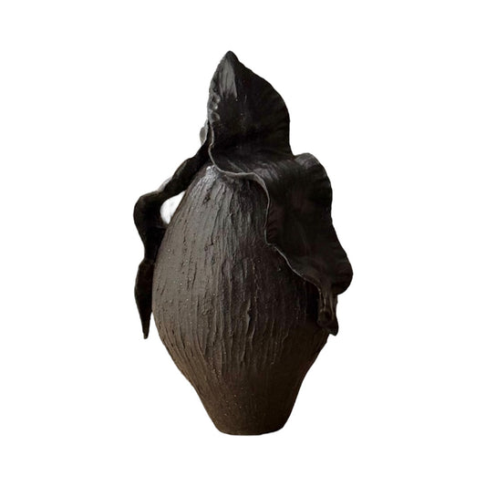 Large Black “Whisper” Vase