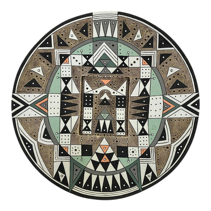 Extra Large Round Platter - Summer 2