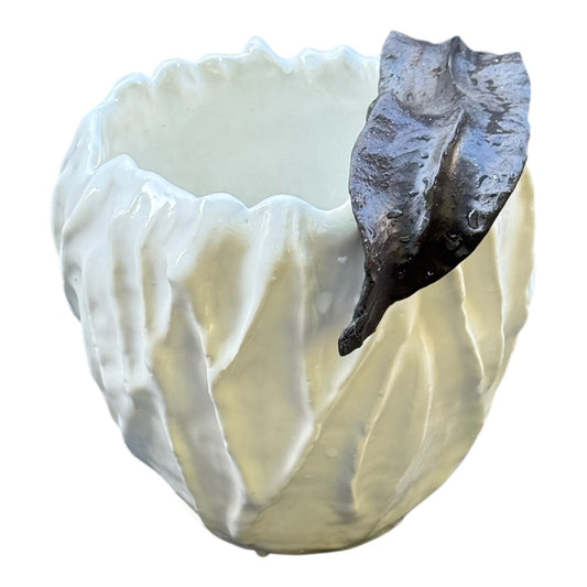 Dark Petal Vase