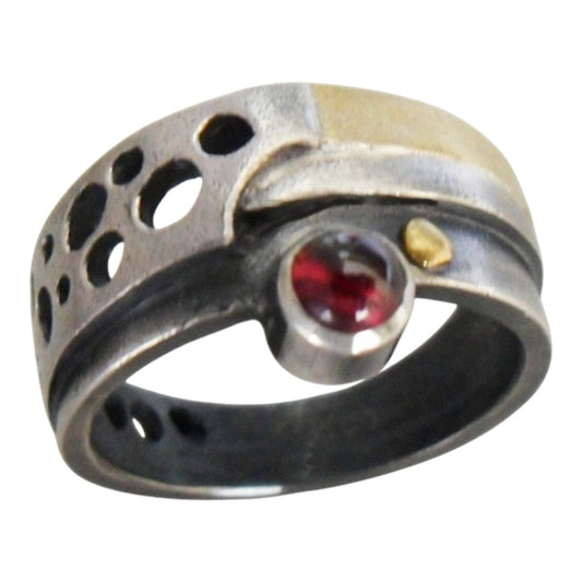 Ring - Sculptural Garnet