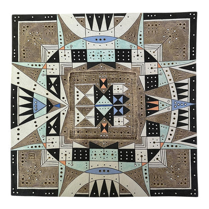 Extra Large Square Platter - Summer