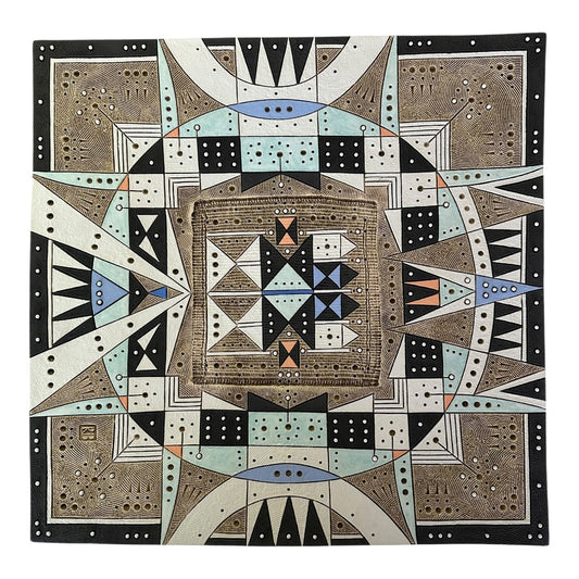 Extra Large Square Platter - Summer