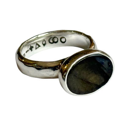 Ring - Beneath the Sea Labradorite