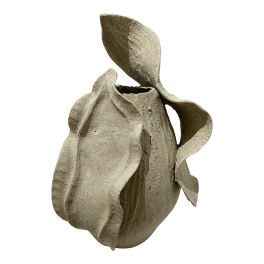 White Textured Vase - Tenderness Collection