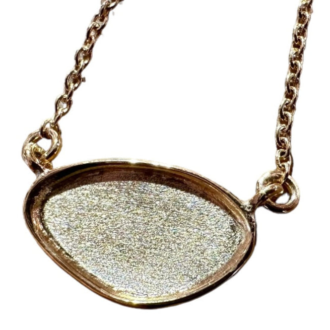 Pendant - Echoes of the Sea, Yellow Gold Finish, Small