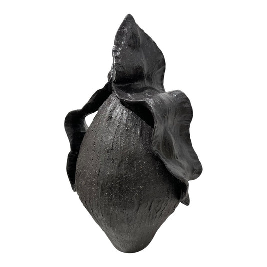 Black Textured Vase - Tenderness Collection