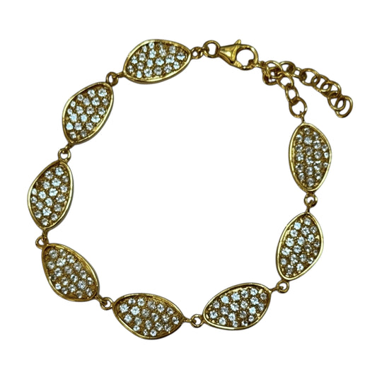 Bracelet - Echoes of the Sea 8 Link, Topaz, Yellow Gold Finish