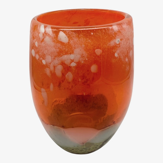 Bubble Glass weight - Orange