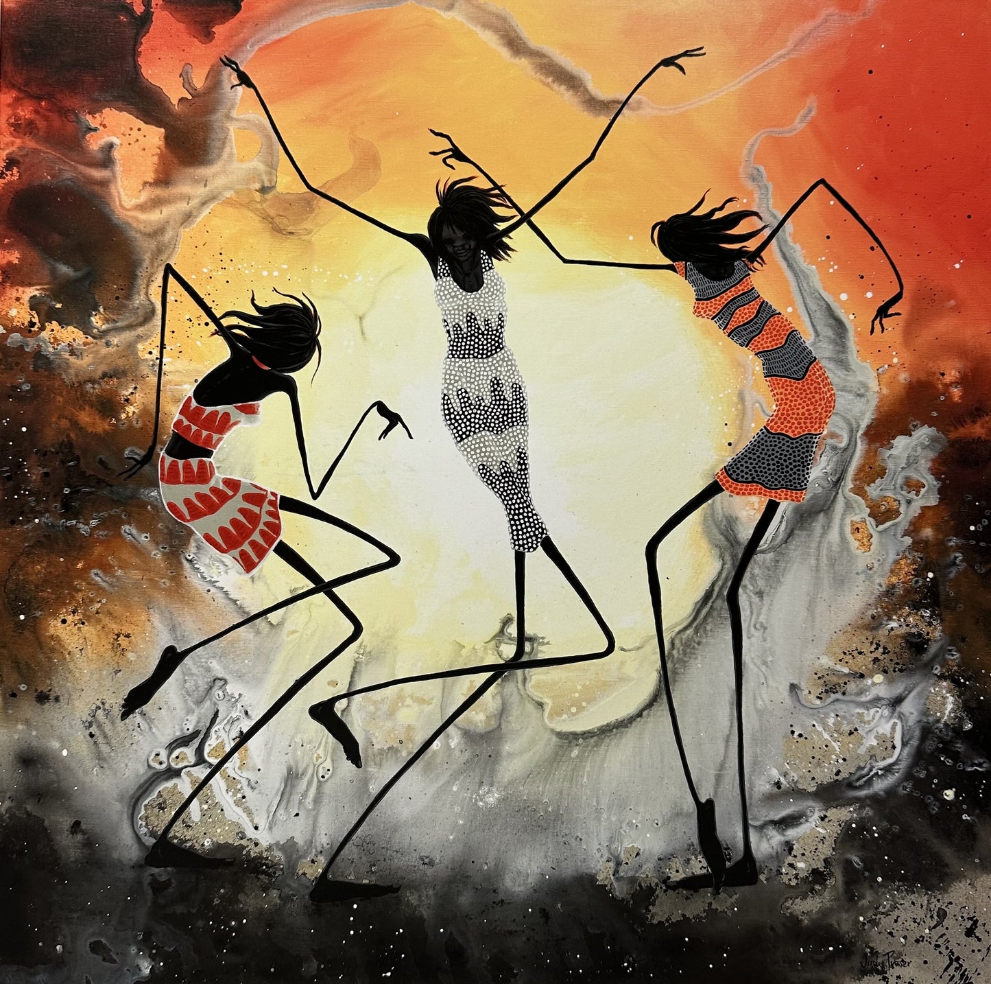 Three Desert Dancers - Print