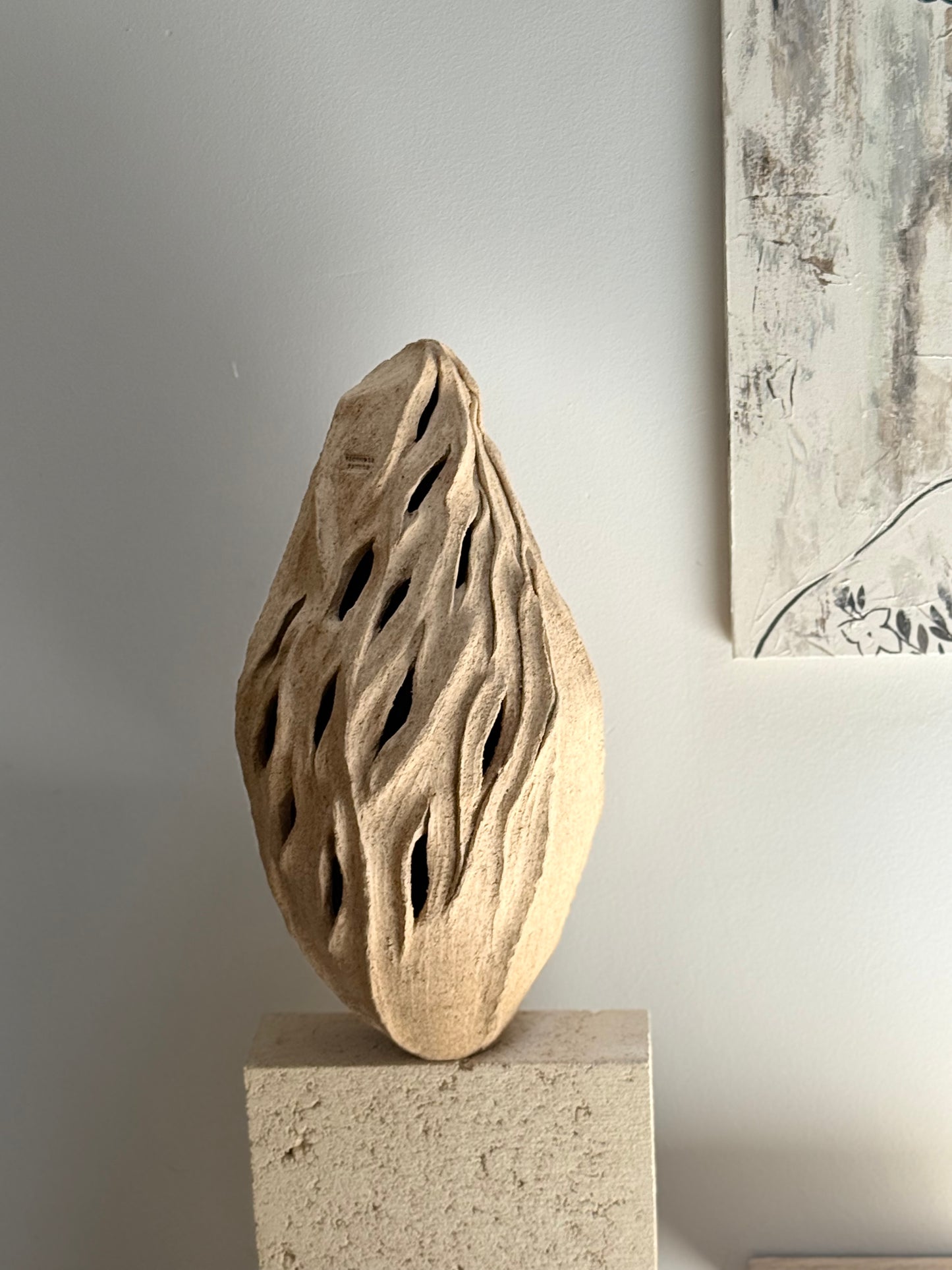 Breath of Stone IV - Light Brown (Large) Sculpture - Contemporary Women 2026