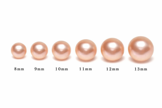 Salmon Pearl Studs