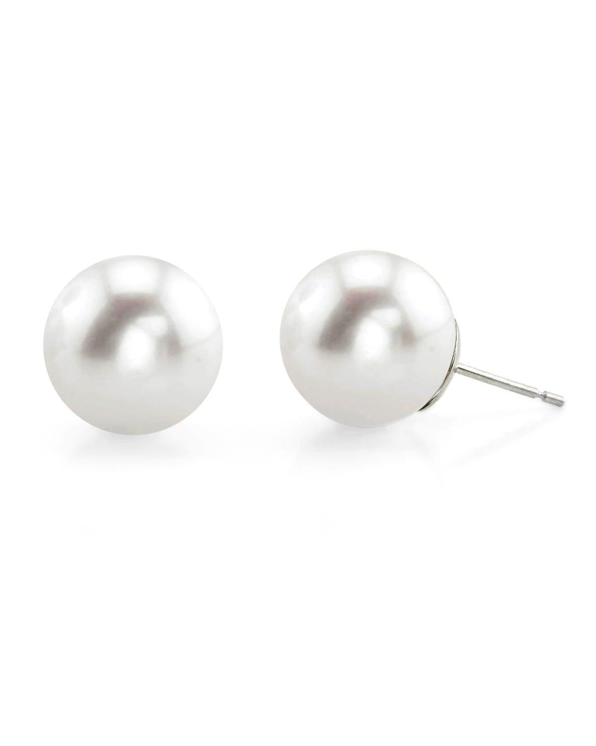 White Pearl Studs