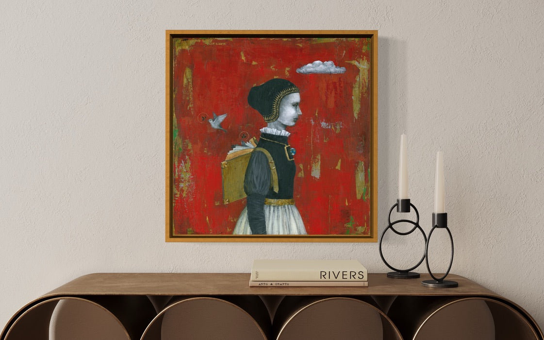following the floating cloud - print