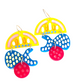 Earring, Clear Yellow