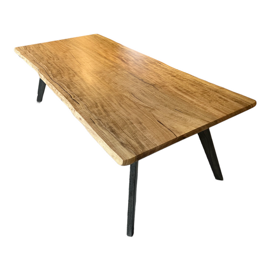 Marri Dining Table with Ebonised Legs