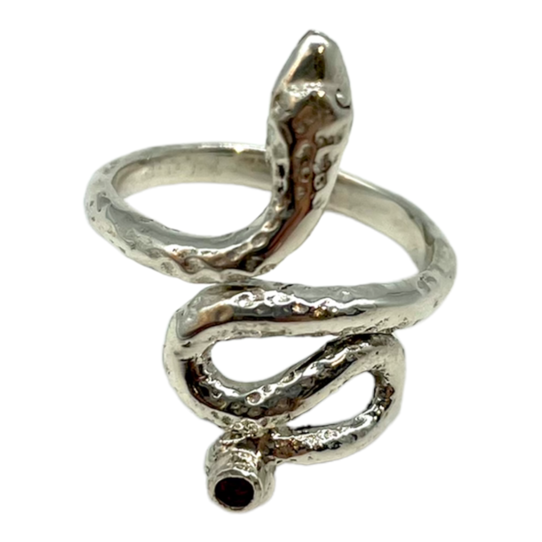 Ring - Sacred Serpent with Sapphire