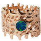 Ring - Fan of the Sea, 18kt Rose Gold, Australian Doublet Opal