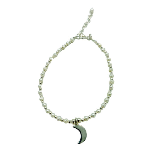 Bracelet - Pearls and Moon