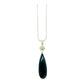 Pendant, Gold Sheen Obsidian, Eucalyptus