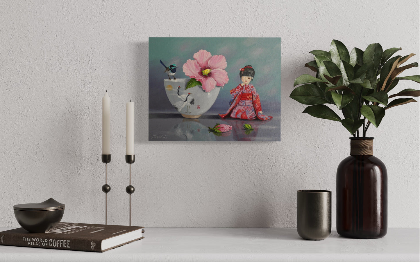 Hibiscus and Doll