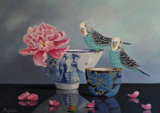 Budgies & Bowl