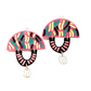 Earring, pink