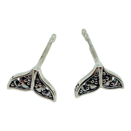Earrings - Whale Tail Studs