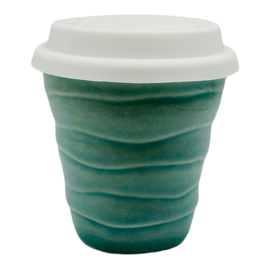 Jazz Travel Cup, Aqua with White Lid